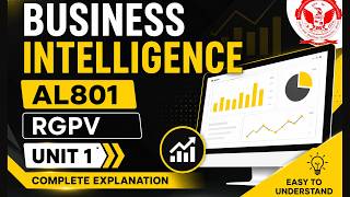 Business Intelligence AL801 UNIT 1 || AIML 8th Semester || RGPV ||  #rgpv  #businessintelligence