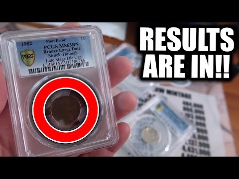 I GOT MY ERROR COINS GRADED BY PCGS!! HERE ARE THE RESULTS