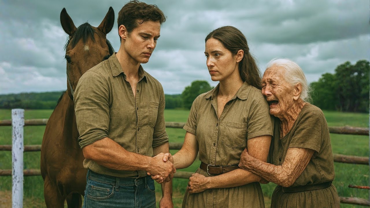 😢FILHA ENTREGA A MÃE IDOSA AO FAZENDEIRO SOLITÁRIO EM TROCA DE UM CAVALO – MAS O FAZENDEIRO FAZ ISSO