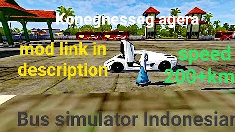Bus simulator Indonesian konegnesseg agera