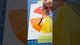 Creating a Color Wheel with Only 3 Colors | Watercolor Color Mixing Practice |