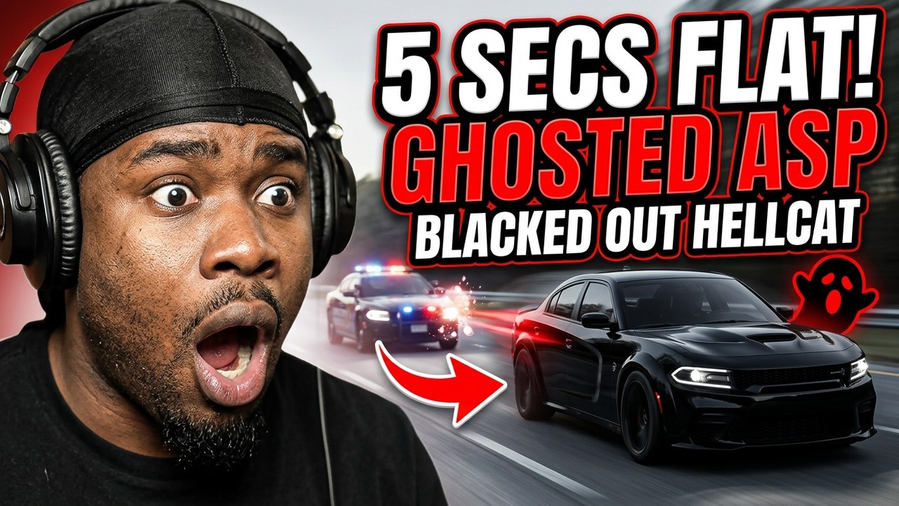 BLACKED OUT Hellcat GHOST Arkansas State Police In 5 secs - YouTube