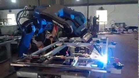 Handing over the welding robot  ( robot datyso hàn giường ) - 0969 245 733