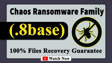 || SOLVED ✅🔘|| Chaos (.8base) ransomware virus removal and decryption