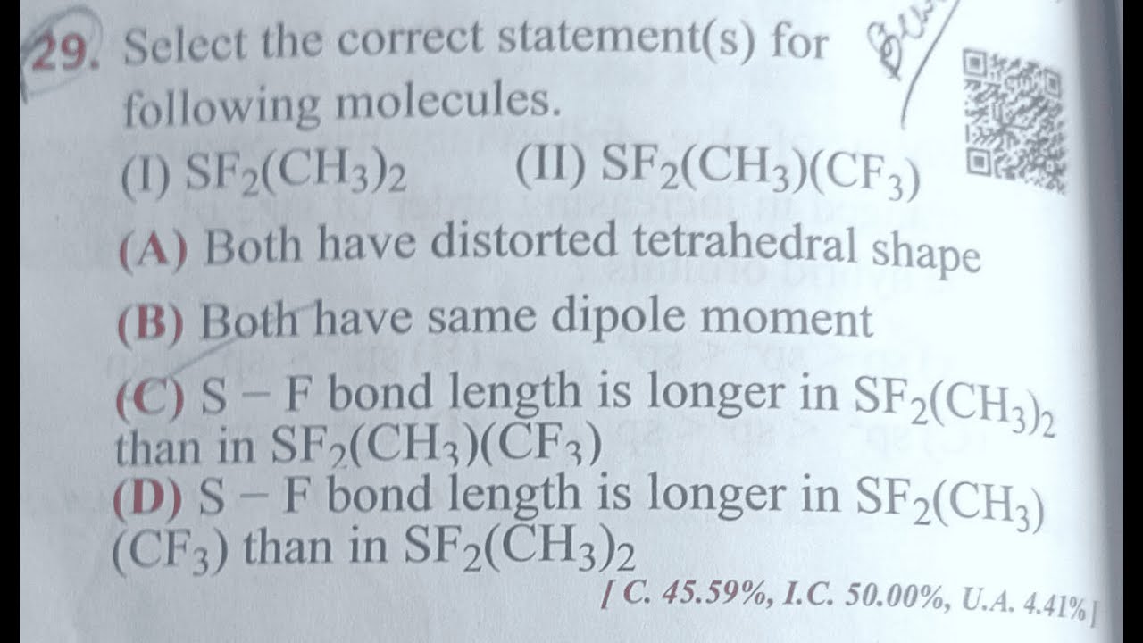 Bent rule application | Chemical bonding | IIT-JEE NEET Solved example ...