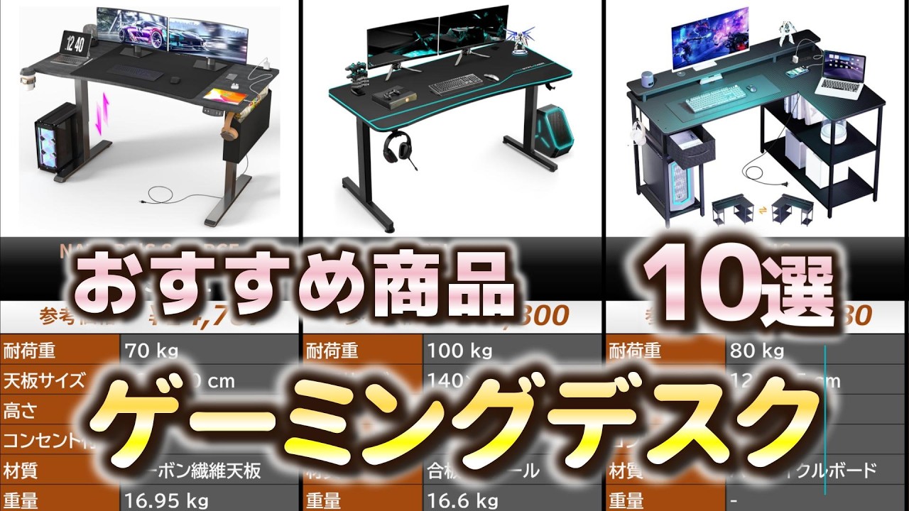 ドラム缶remake！パソコンデスク‼️ Top 10 Recommended Gaming Desks [2026] - YouTube