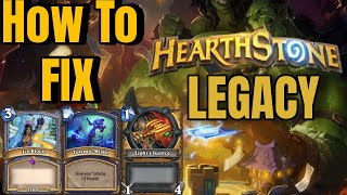 How I'd Fix Hearthstone Legacy Set For Wild and Twist