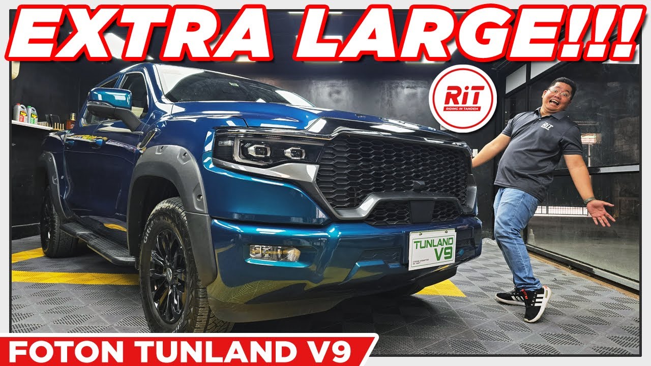 2025 Foton Tunland V9 | EXTRA LARGE HYBRID Pickup | RiT Riding in Tandem