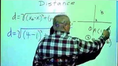 Geometry Chapter 1.3 - Distance and Midpoints
