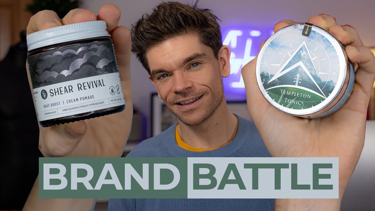 Shear Revival Gray Ghost vs. Templeton Tonics Summit Pomade | Brand Battle