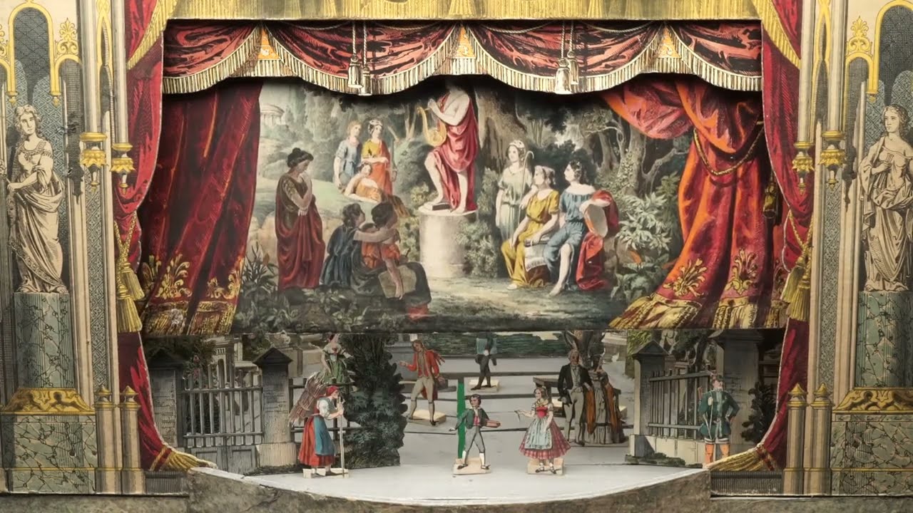 Die große Bühne des Verlages Trentsensky - Papiertheater -- OETM Wien