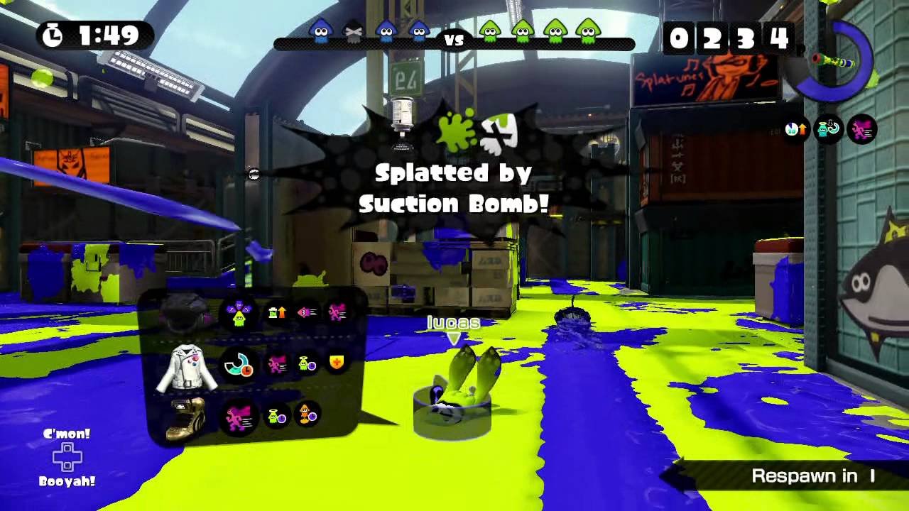 Splatoon - Very first match - YouTube