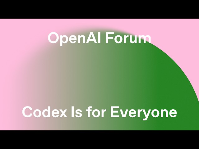 OpenAI Codexの進化:コーディング支援から知識労働の未来へのYouTubeサムネイル