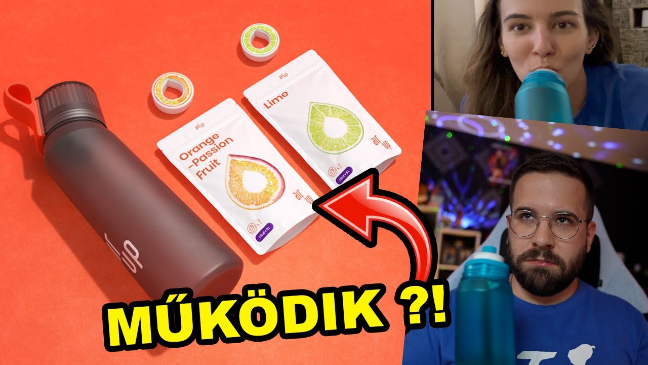 TÉNYLEG olyan mintha ÜDÍTŐT innék ? Pedig csak VÍZ ! 💧 | AirUP teszt !