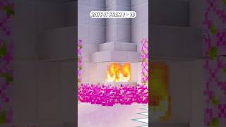 How to Make a Modern Fireplace in Minecraft #shorts #minecraft