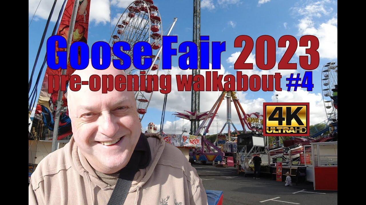 Nottingham Goose Fair 2023 Friday afternoon – pre-opening visit #4 ///dust.slime.swing