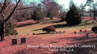 Mount Zion Baptist Church Cemetery - Yancey Mills, VA