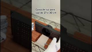 Caixa de luz octogonal Plasled para laje #arquitetura #plasled #obras #eletricista