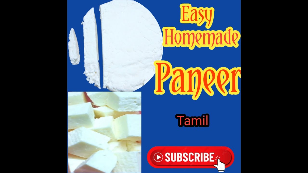 Home made Paneer/ how to make paneer at home/easy home made paneer
