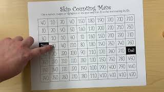 Skip Counting Maze