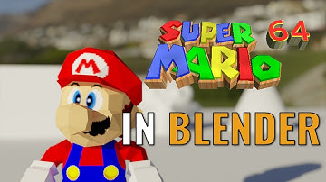HOW TO PLAY MARIO IN BLENDER!!!