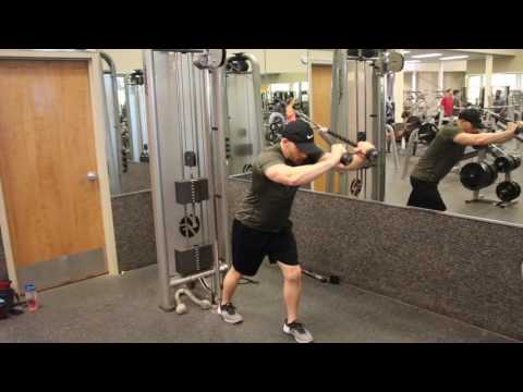 Tricep Overhead Extension with Rope
