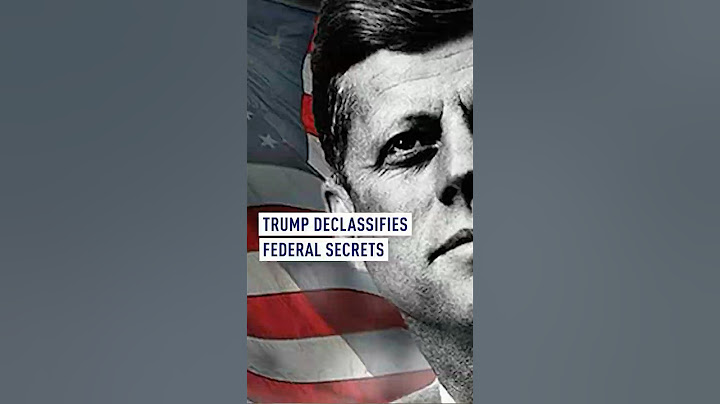 Trump declassifies federal secrets