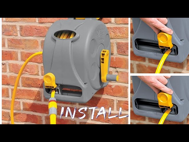 Wall Mounted Hose Reel Installation : How To Assemble the Compact 2 in 1  Reel 