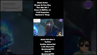 Classic Doctor Strange Vs Rune King Thor: Who Wins? vol 1 Powers & Abilities Full Comparison