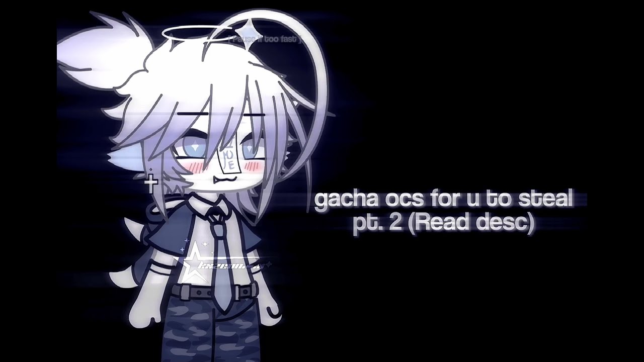 ⛓] • Free ocs! ( boy version ) • [💙] . . ., GachaLife, Read pinned  comment