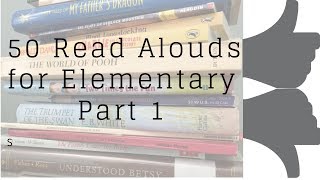 50 Books to Read Aloud  - Part 1