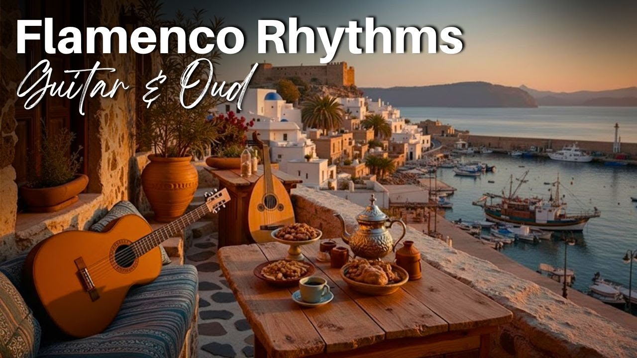 Flamenco Rhythms 🎵 Mediterranean Guitar Podcast & Soothing Instrumental Sounds