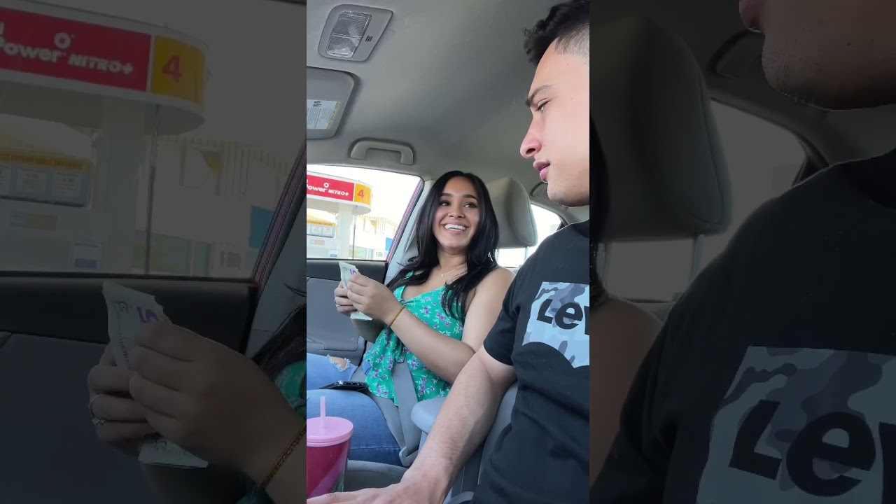 Посмотрим, даст ли мне моя девушка денег на бензин... 