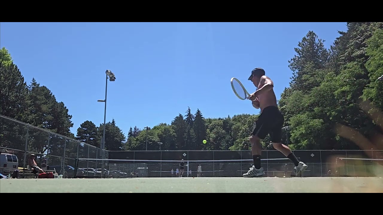 Intense rally training vs. 5.0 player/coach from Argentina