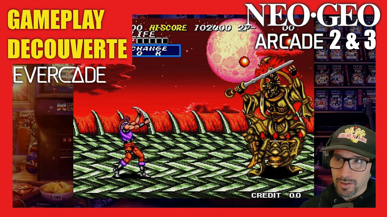 NEO GEO ARCADE 2 & 3 EVERCADE - GAMEPLAY DECOUVERTE