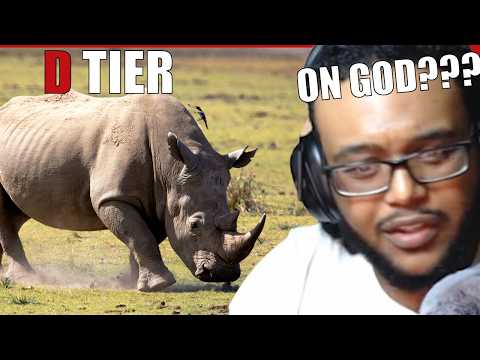 RHINOS ARE MID???? (Mammal Tier List Reaction)