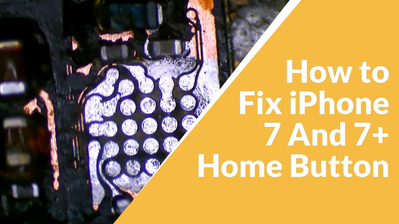IPhone 7 Home Button Repair Step By Step YouTube