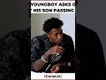 NBA YOUNGBOY ASKS GILLIE ABOUT HIS SON PASSING AWAY #nbayoungboy #shorts