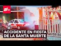 Explosión en Catemaco durante celebración a la Santa Muerte - N+