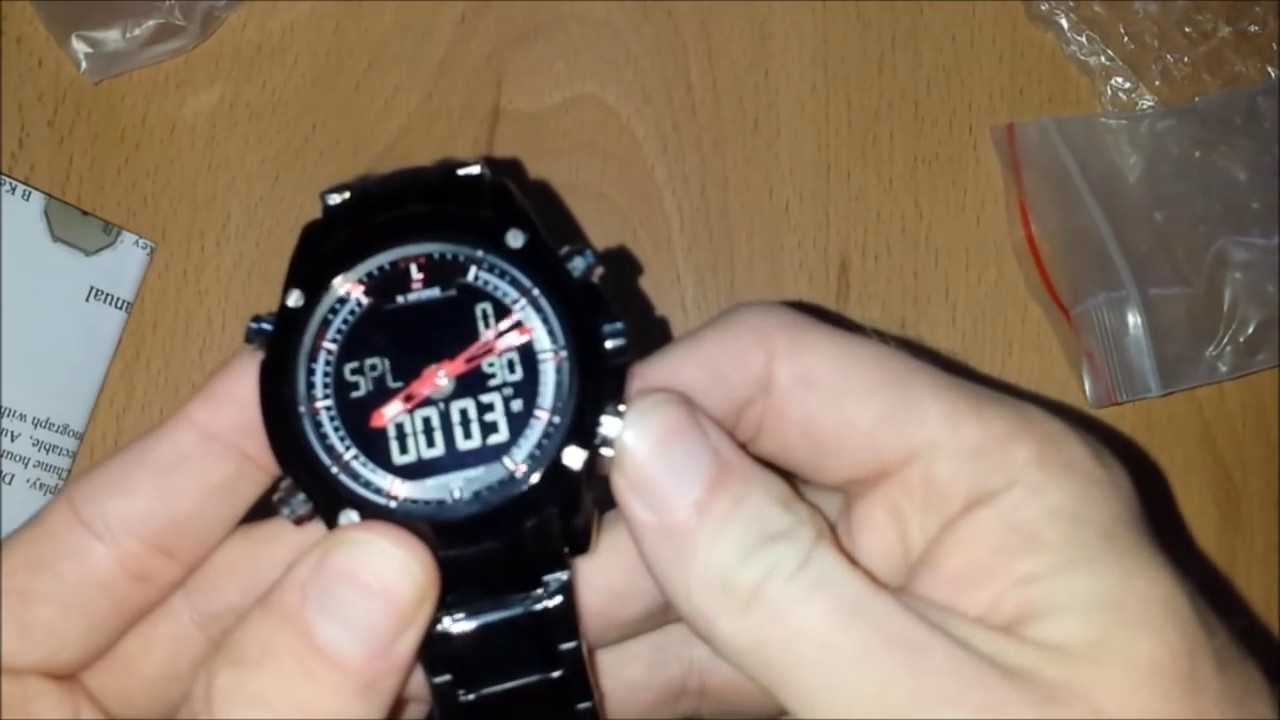 Naviforce 9050 NEW military watch 2015 dual time hands on unboxing