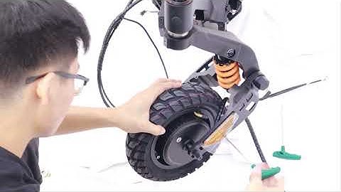 Kukirin G2 Master E-Scooter - Front Swing Arm & Shock Absorber Replacement Tutorial