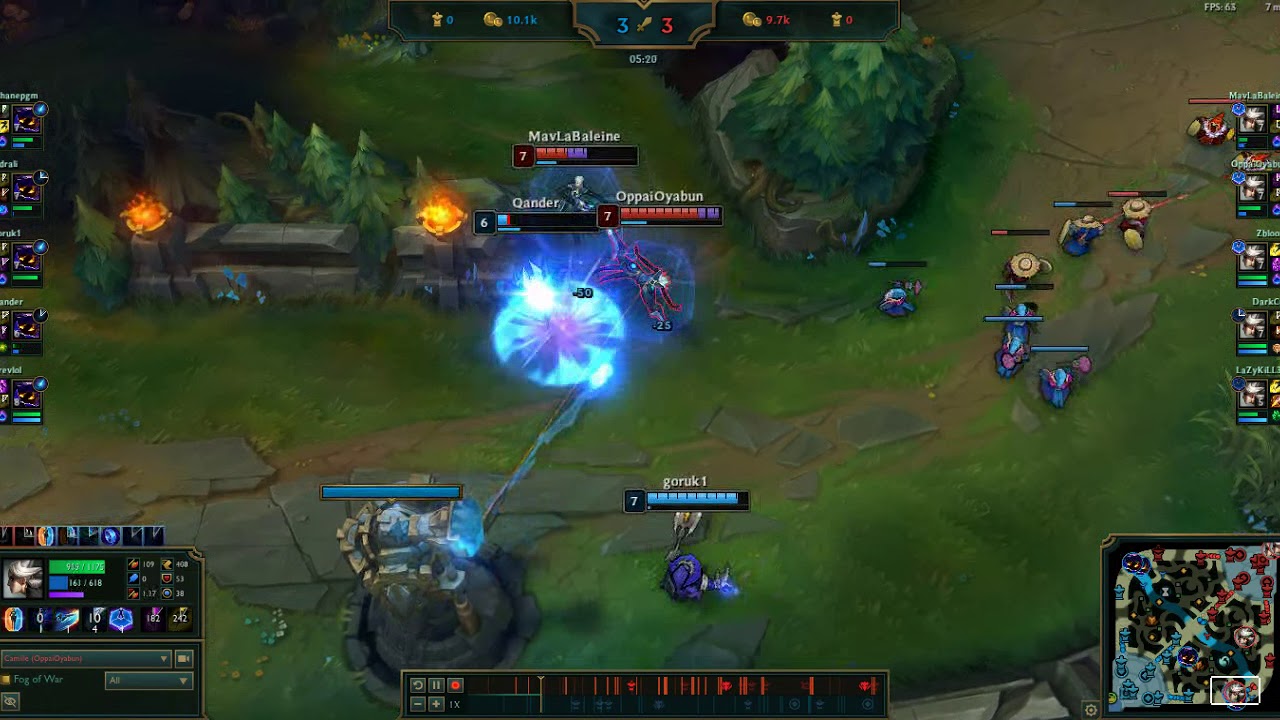 When the game doesn't like you (W camille without dmg)