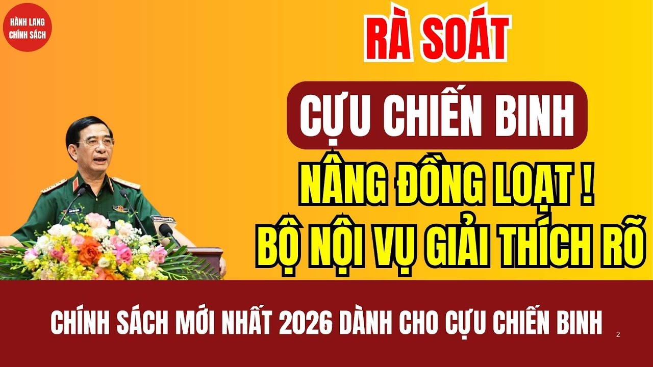 BỘ NỘI VỤ GIẢI THÍCH RÕ VỀ VIỆC PHÂN LOẠI NGƯỜI CÓ CÔNG