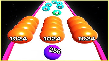 Ball Run Number master 2048 - Gameplay Walkthrough - Levels 1-16 (iPhone)