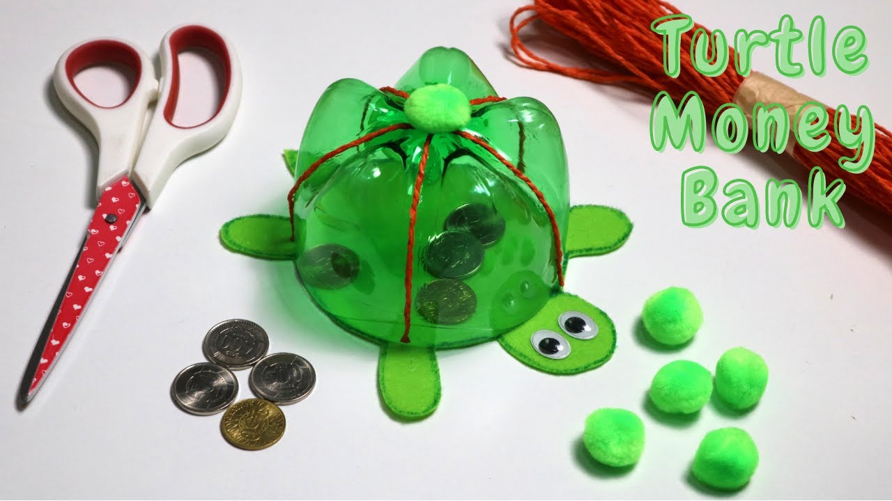 Plastic Bottle Coin Bank DIY Projects Handmade YouTube Plastic Bottle Coin Bank DIY Projects Handmade YouTube