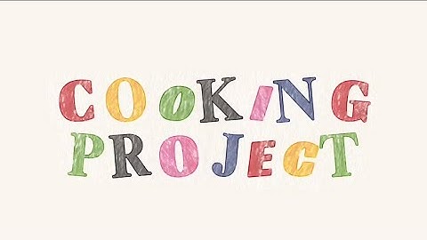English final cooking project video (procedure text) Enjoy watching!