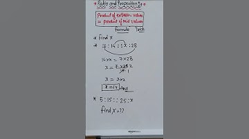 Ratio and proportion sum