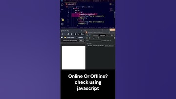 Check if you are online or offline using javascript | Navigator object | Javascript Tricks