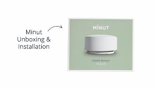 Minut Home Sensor Unboxing and Installation