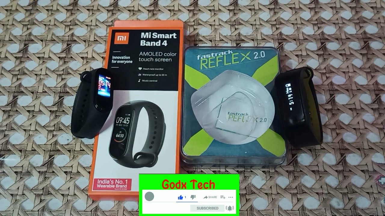 Mi Smart Band 4 vs Fastrack Reflex 2.0 Features and Working.